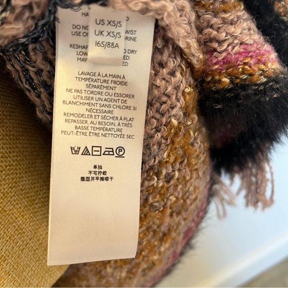 Anthropologie Pilcro "Evil Eye" Oversized Open Cardigan, size extra small - Picture 12 of 13